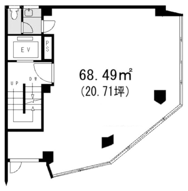 宮下ビル4F 間取り図