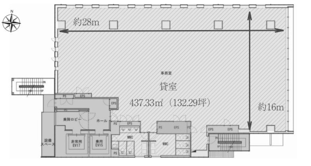 Spark SHIBUYA5F 間取り図