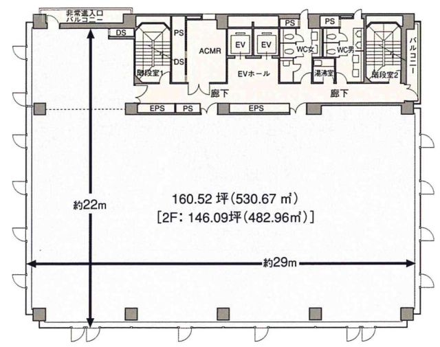 大崎CNビル6F 間取り図