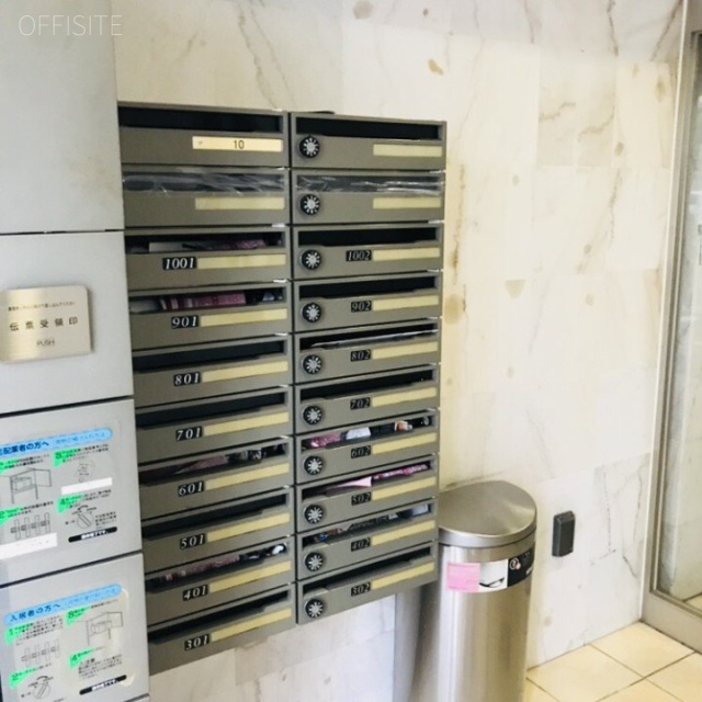 バロックシティ麻布十番 郵便受け