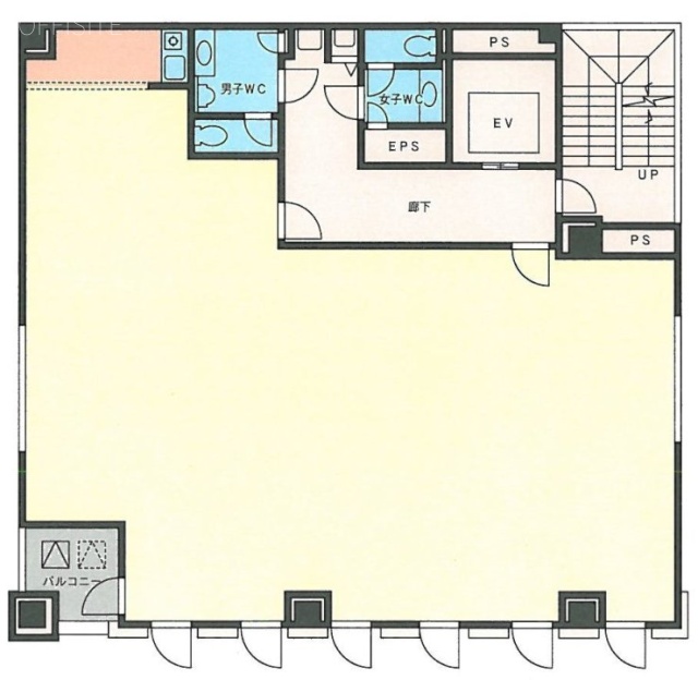 岡地茅場町ビル1F 間取り図