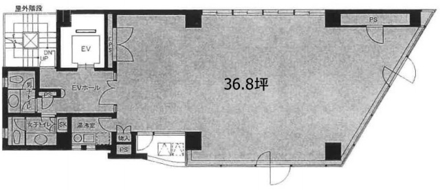 宮崎新川ビル6F 間取り図