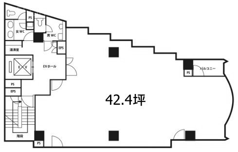 いちご内神田ビル5F 間取り図