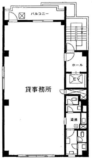 田町K・Sビル3F 間取り図