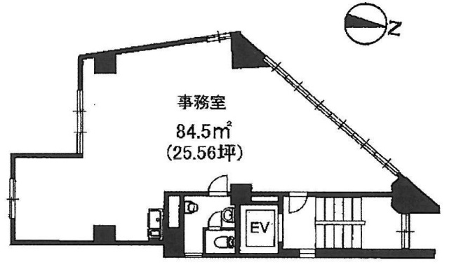 稲垣ビル6F 間取り図