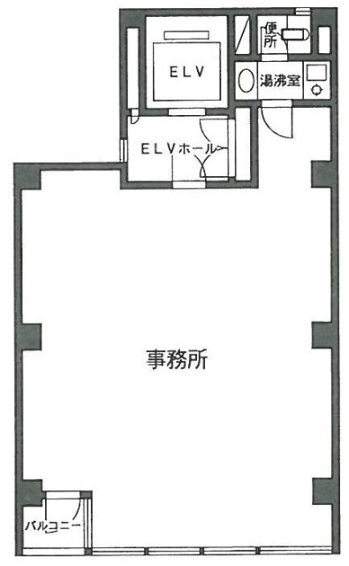 日新中央ビル7F 間取り図