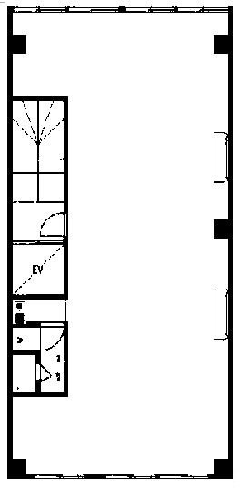 金抄ビル3F 間取り図