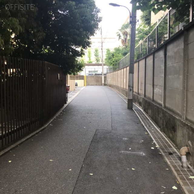 フェリオ西早稲田 ビル前面道路