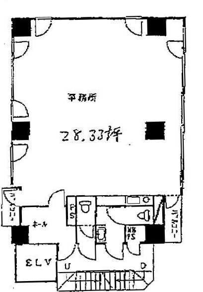 アネックス麹町5F 間取り図