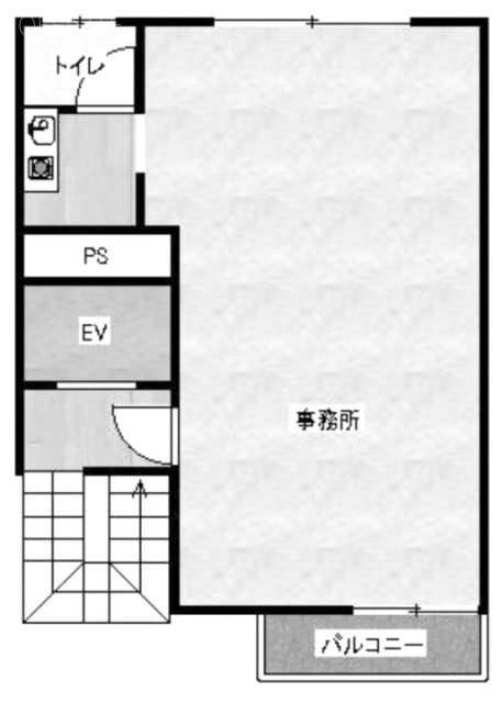 稲畠ビル2F 間取り図