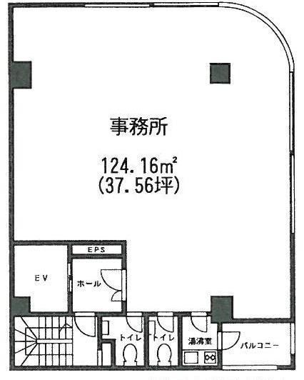 川本ビルB1F 間取り図