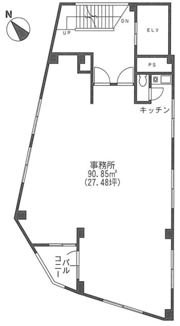 箱崎YMビル1F～3F 間取り図