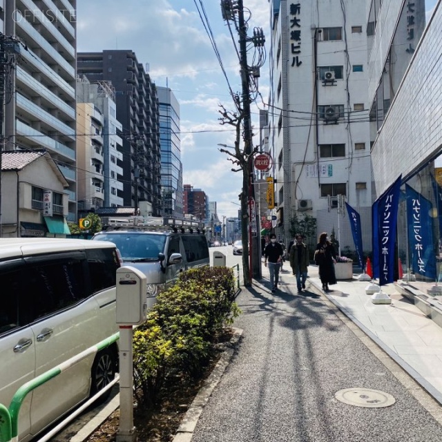 いちご南大塚ビル ビル前面道路