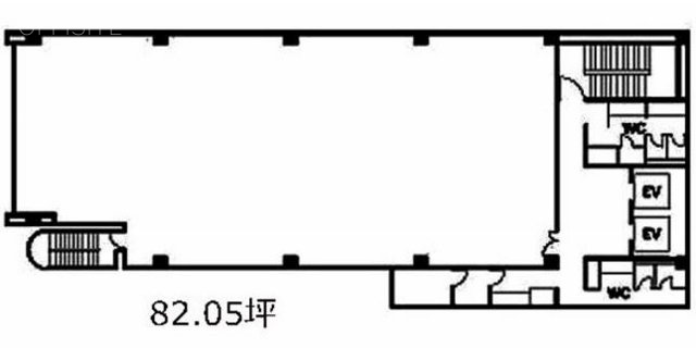 アーバンネット築地第2ビル7F 間取り図