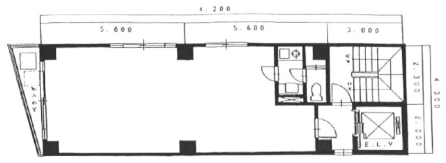 石川ビル2F 間取り図