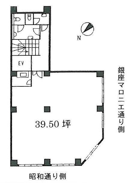 深山ビル8F 間取り図