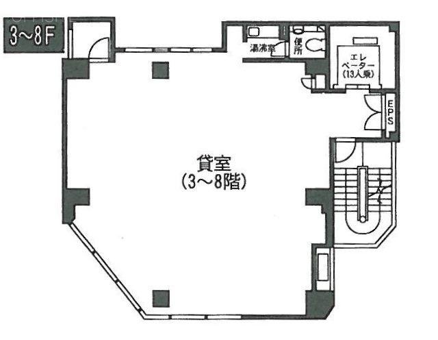 松孝商事ビル4F 間取り図