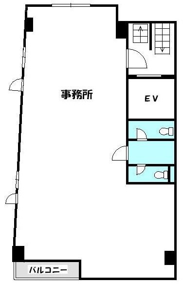 Mビル2F 間取り図
