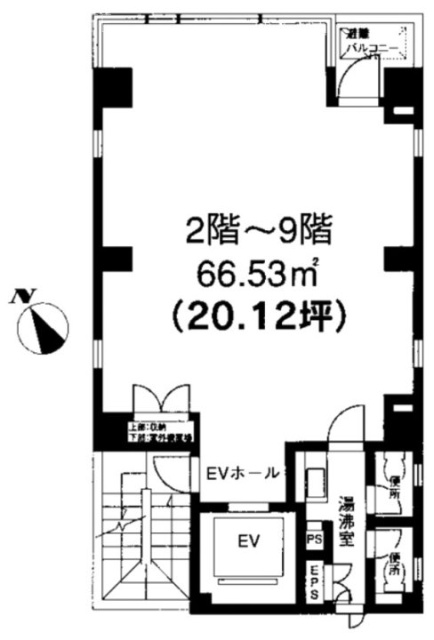 第2平森ビル9F 間取り図