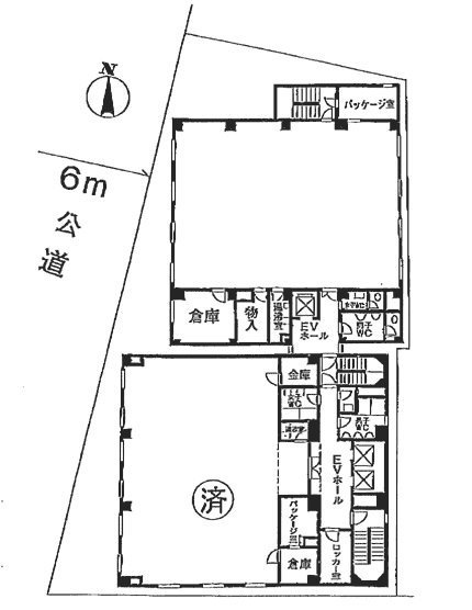 米山ビル7F 間取り図