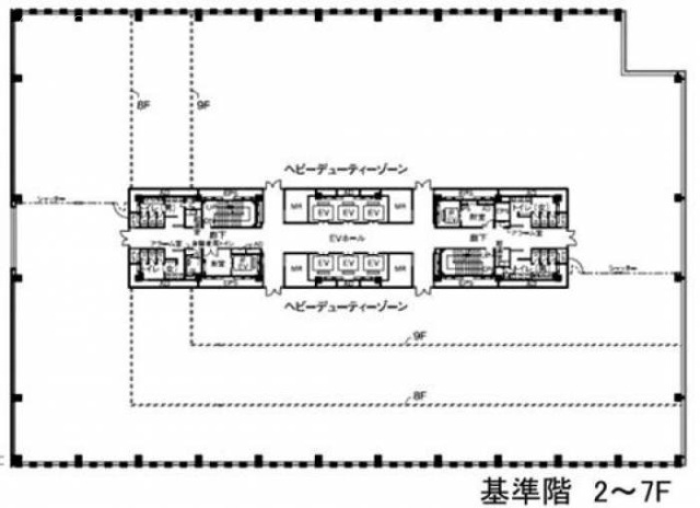 NBF豊洲ガーデンフロントビル601 間取り図