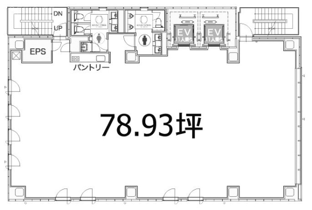 ミレーネ神田PREX2F 間取り図