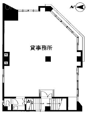 大塚ビル3F 間取り図