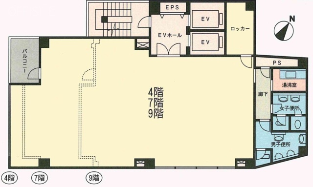 日本橋日光ビル2F 間取り図