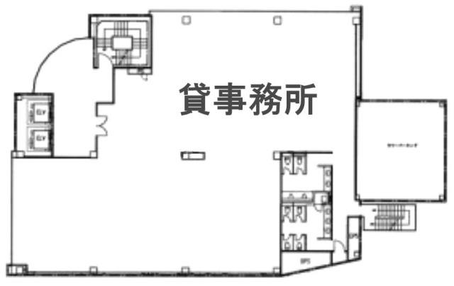 角若松ビル3F 間取り図