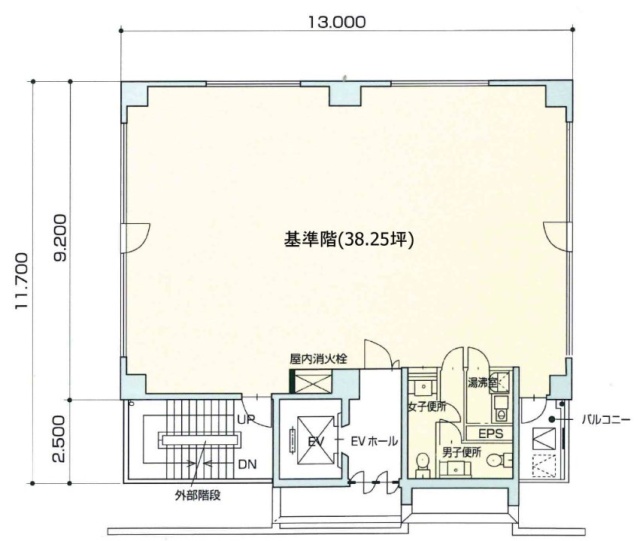 桜木町日本堂ビル5F 間取り図