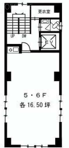 西川ビル5F 間取り図