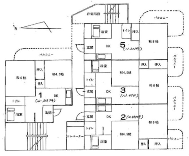 第8下川ビル2F 間取り図