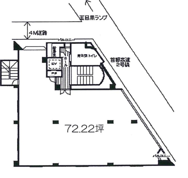 井雅ビル4F 間取り図