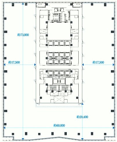 JPタワー11F 間取り図