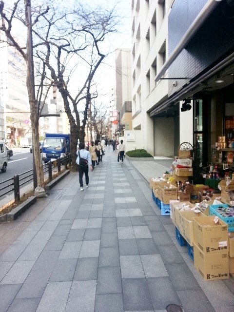 九段渋木ビル ビル前面道路