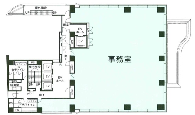 Daiwa西新橋(共同西新橋)ビル9F 間取り図