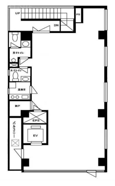 赤坂FSビル4F 間取り図