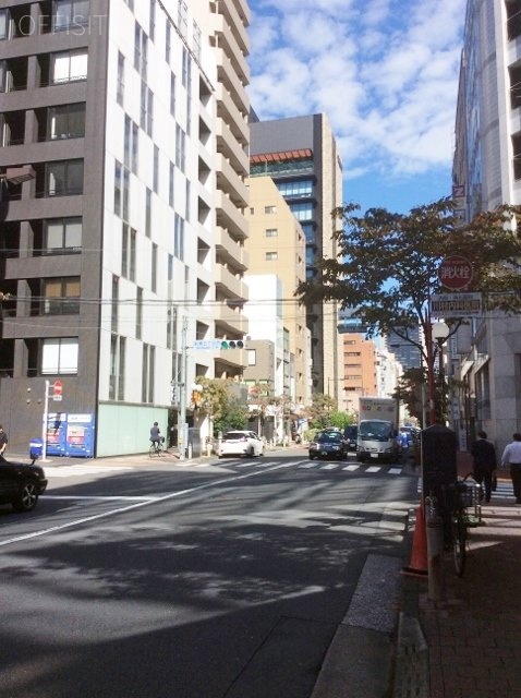 鷺レンガビル ビル周辺道路