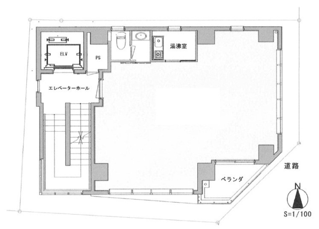 成陽ビル4F 間取り図