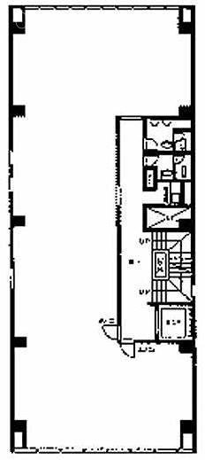 日本橋本町プラザビルB1F 間取り図