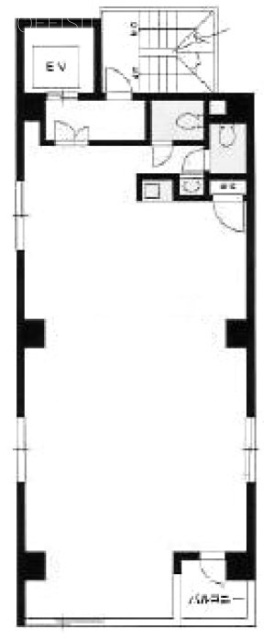 千歳共同ビル3F 間取り図