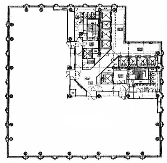 日土地西新宿ビル9F 間取り図