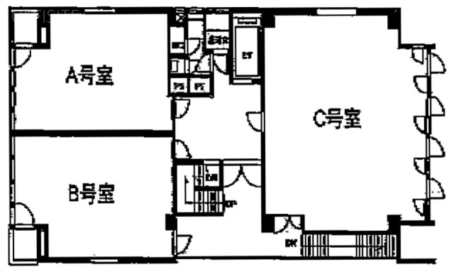 サニービル5F 間取り図