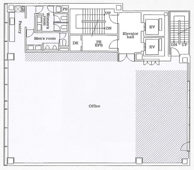 PMO八丁堀9F 間取り図