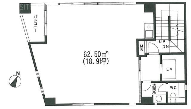 品川商工ビル1F 間取り図