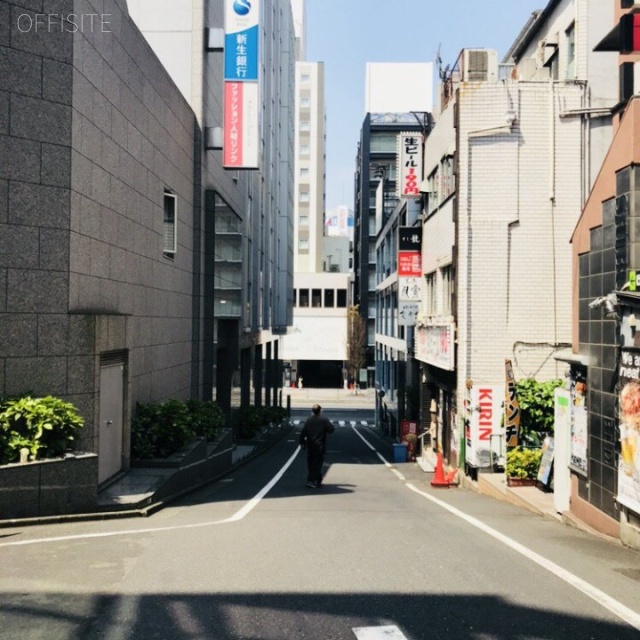 カレイド渋谷宮益坂 ビル前面道路
