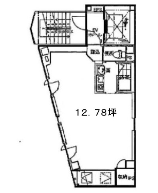GY築地ビル1F 間取り図