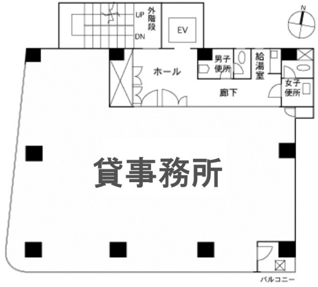 YT10ビル4F 間取り図