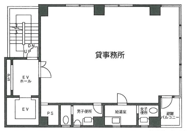 吉田ビル1F 間取り図