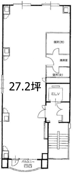 パインランドビル5F 間取り図